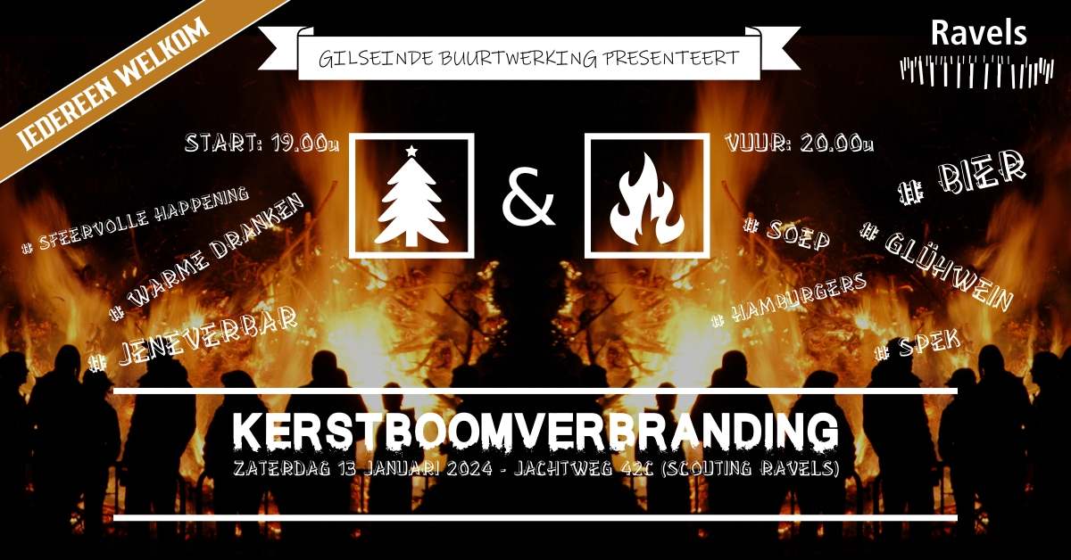 Kerstboomverbranding 2024